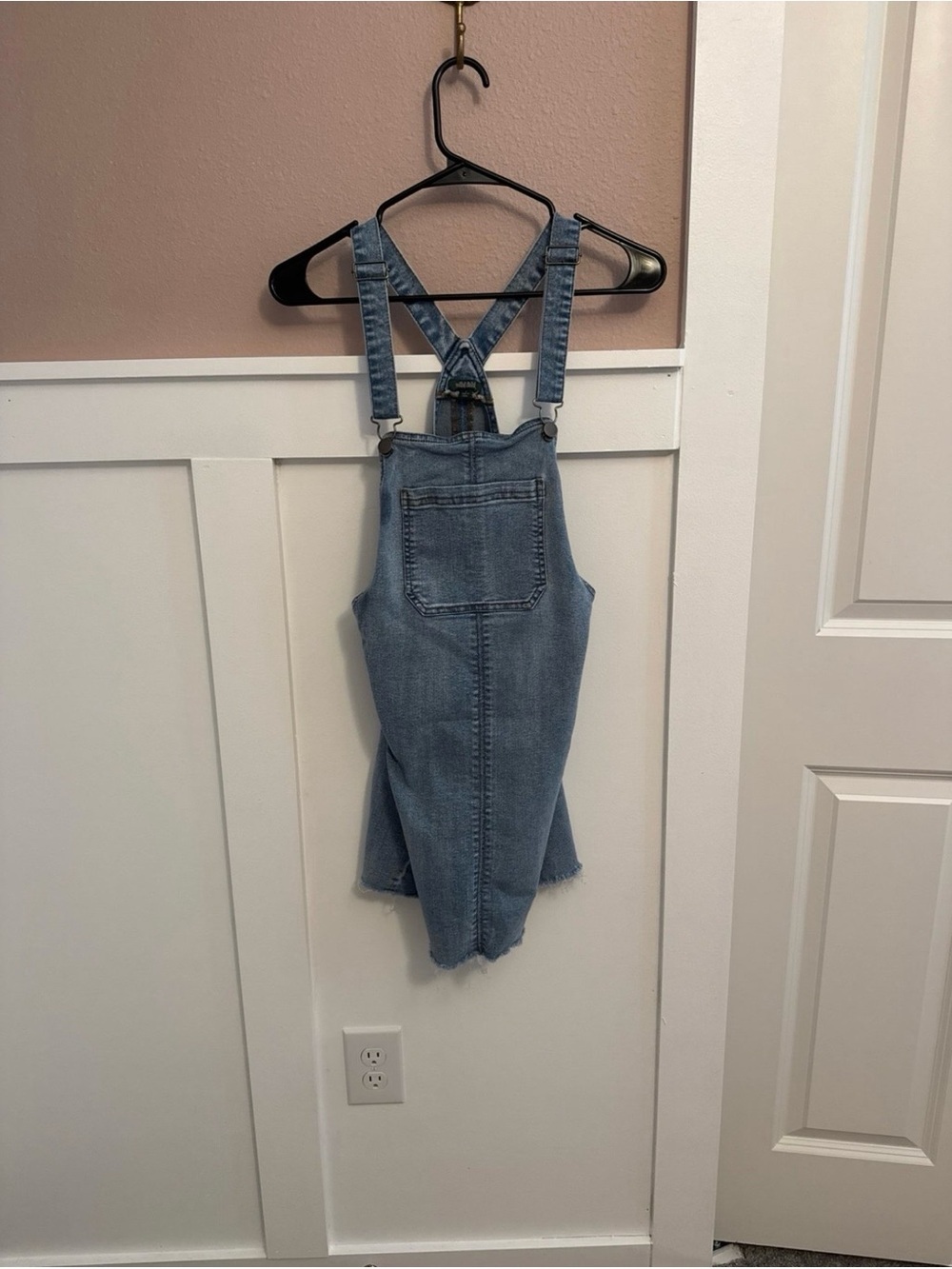 wild fable Light Blue Denim Overall Mini Skirt